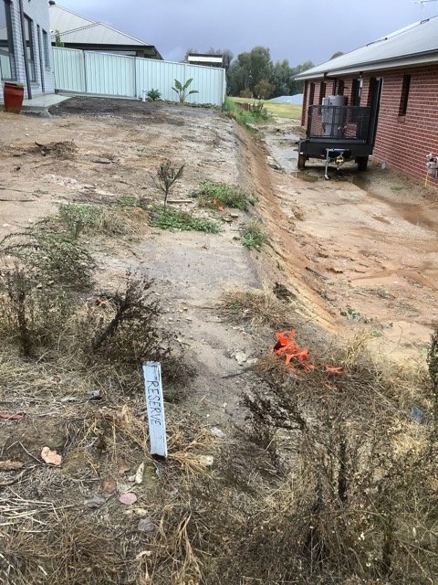 Residential ground and wall alignment during site preparation