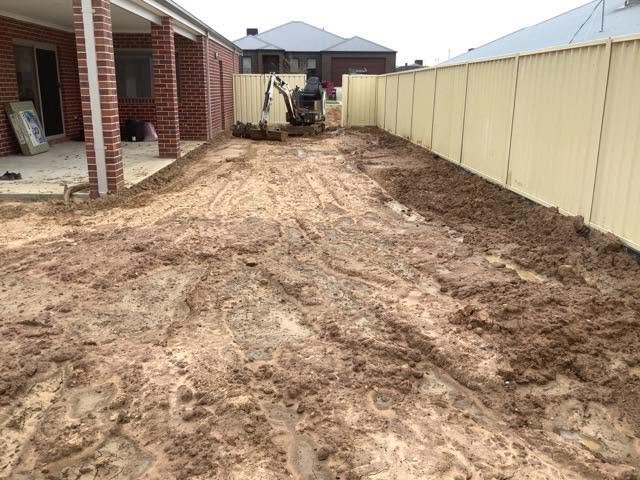 Finished lawn and outdoor area completed by A1 Retaining