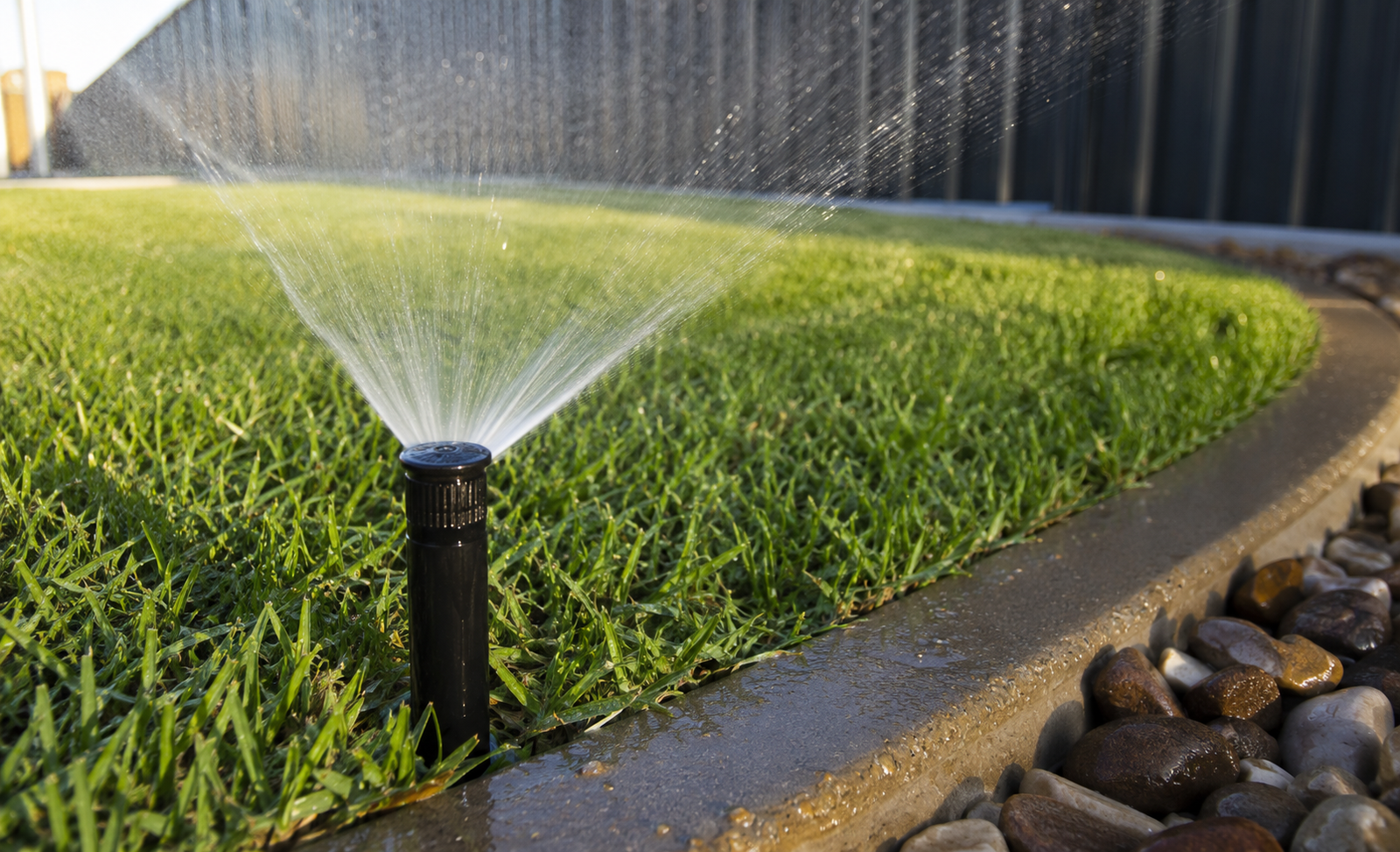 Irrigation and lawn preparation work by A1 Retaining